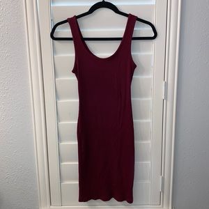 Maroon or red wine small, summer dress!